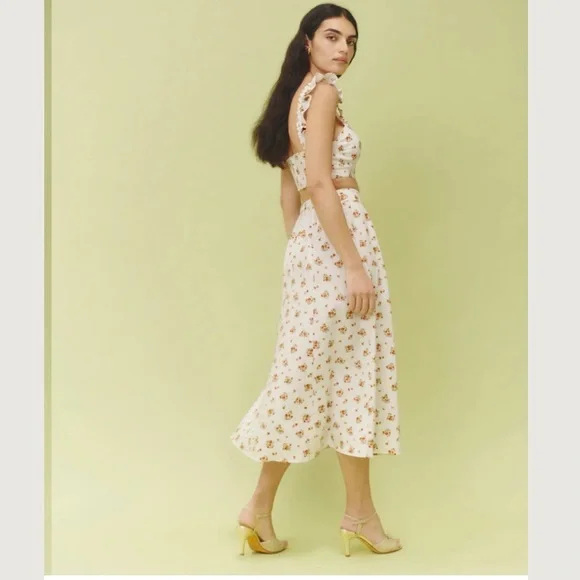 🌿|NWT| Reformation Pam Linen Two Piece Set - Picture 3 of 16